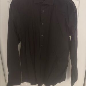 Calvin Klein Black Dress Shirt Timeless Elegance